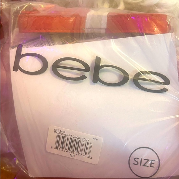 bebe Bold Red Heart Crossbody Bag – NWT - Picture 7 of 7